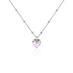 Collier Isin Argent Blanc Pierre De Synthese - Colliers avec pierres Femme | Marc Orian