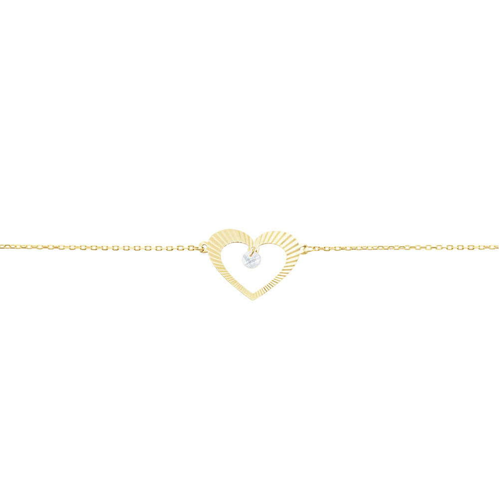 Bracelet Or Jaune Fyodor Oxyde De Zirconium - Bracelets chaînes Femme | Marc Orian
