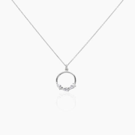 Collier Izamal Argent Blanc Oxyde De Zirconium - Colliers avec pierres Femme | Marc Orian