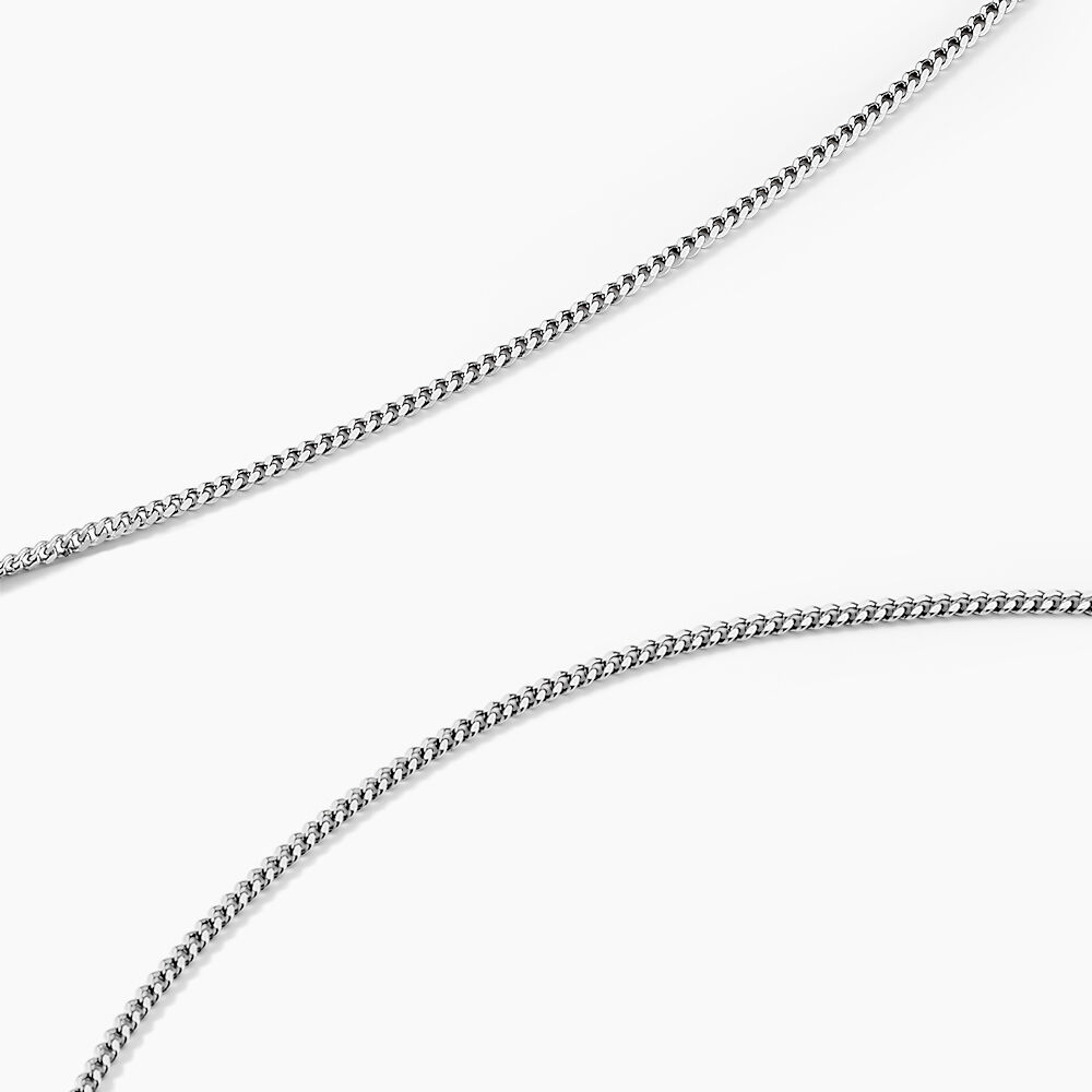 Cha&icirc;ne Clementine Argent Blanc - Colliers fantaisie Unisex | Marc Orian