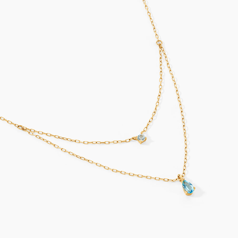 Collier Vanja Or Jaune Topaze - Colliers multirangs Femme | Marc Orian