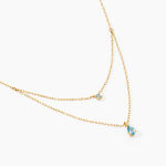 Collier Vanja Or Jaune Topaze - Colliers multirangs Femme | Marc Orian