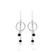 Boucles D'oreilles Pendantes Tamar Argent Blanc Pierre De Synthese - Pendantes Femme | Marc Orian