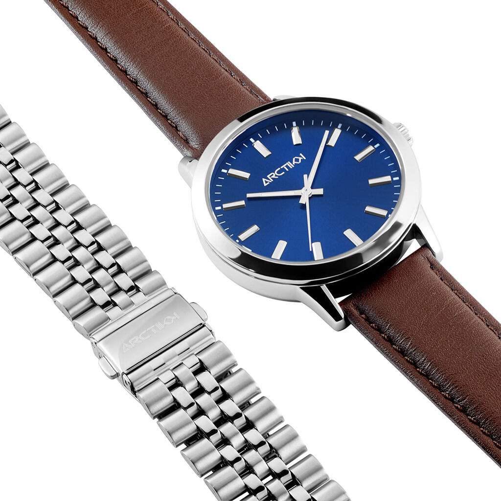 Coffret Montre Arctik Heritage Bleu - Montres &eacute;tanches Homme | Marc Orian