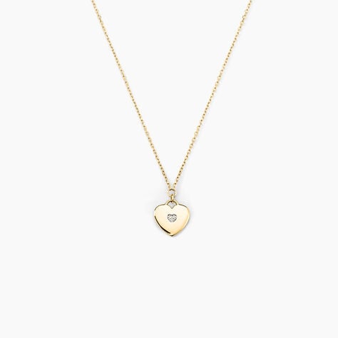 Collier Lovyna Or Jaune Diamant - Colliers avec pierres Femme | Marc Orian