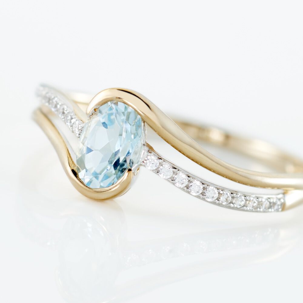 Bague Or Jaune Anja Topaze - Bagues pierres fines Femme | Marc Orian