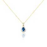 Collier Or Jaune Leroy Topaze - Colliers avec pierres Femme | Marc Orian