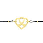 Bracelet Solidaire Lutte Contre Le Cancer Laiton Dor&eacute; - Bracelets cordons Femme | Marc Orian