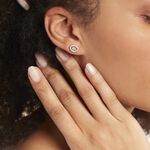 Boucles D'oreilles Puces Classical Plaqu&eacute; Or Jaune Oxyde De Zirconium - Puces Femme | Marc Orian