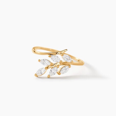 Bague Audrica Or Jaune Oxyde De Zirconium - Bagues avec pierre Femme | Marc Orian