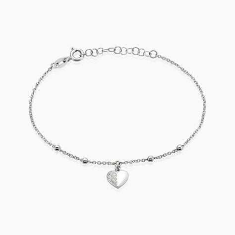 Bracelet Ishane Argent Blanc Oxyde De Zirconium - Bracelets fantaisie Femme | Marc Orian