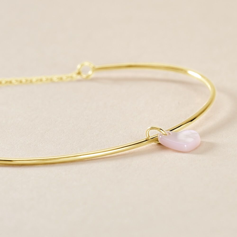 Bracelet Jonc Ida Coeur Or Jaune - Bracelets joncs Enfant | Marc Orian