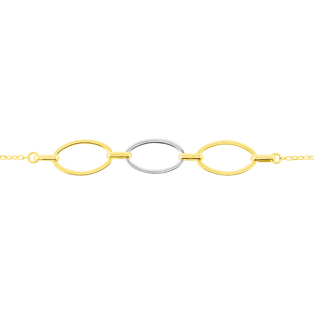 Bracelet Lucia Or Bicolore - Bracelets chaînes Femme | Marc Orian