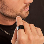 Chevali&egrave;re Winebald Acier Noir - Bijoux fantaisie Homme | Marc Orian