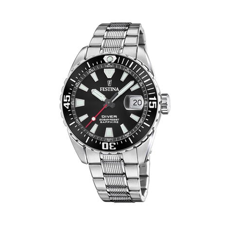 Montre Festina The Originals/diver Noir - Montres &eacute;tanches Homme | Marc Orian