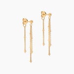 Boucles D'Oreilles Pendantes Juline Plaqu&eacute; Or Jaune - Pendantes Femme | Marc Orian