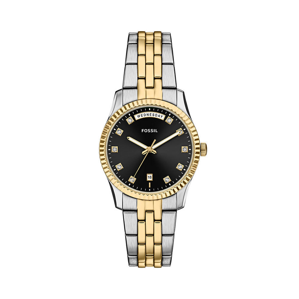 Montre Fossil Scarlette Noir - Montres &eacute;tanches Femme | Marc Orian