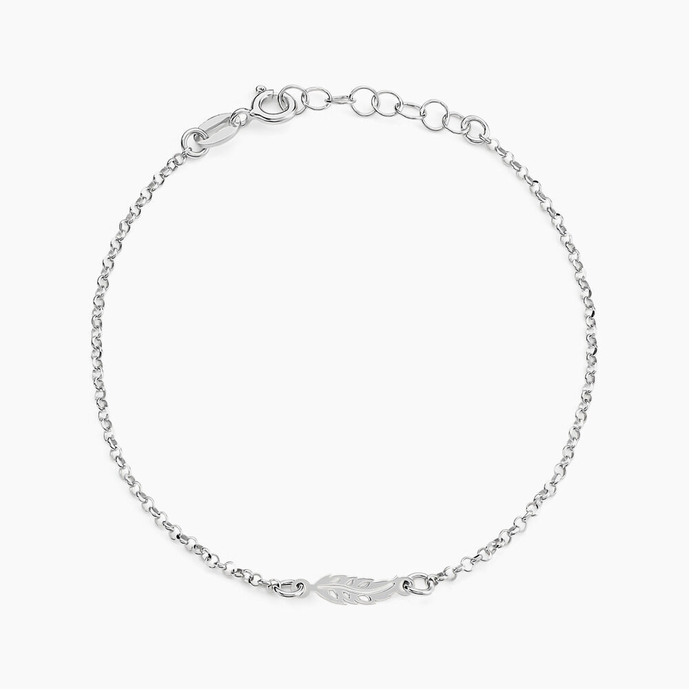 Bracelet Argent Blanc Maic - Bracelets chaînes Femme | Marc Orian