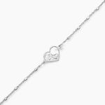Bracelet Zale Argent Blanc - Bracelets fantaisie Femme | Marc Orian