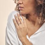 Bague Emma-lise Or Blanc Diamant - Solitaires Femme | Marc Orian