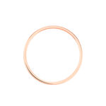 Alliance Effet Perle Ruban Plat Or Rose - Alliances duo Unisex | Marc Orian
