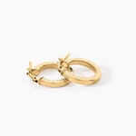 Cr&eacute;oles Xanthia Argent Dor&eacute; A L'Or 750/1000 - Cr&eacute;oles Femme | Marc Orian
