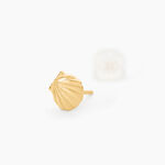 Boucles D'oreilles Puces Franzine Coquillage Or Jaune - Puces Femme | Marc Orian