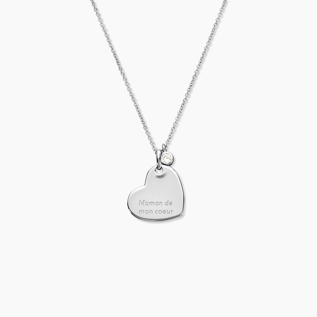 Collier Argent Mellicent Oxyde De Zirconium - Colliers avec pierres Femme | Marc Orian