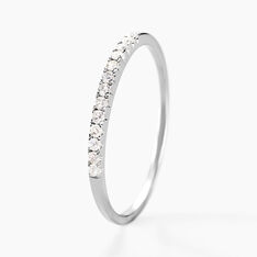 Alliance Pristina Or Blanc Diamant - Alliances Femme | Marc Orian