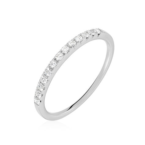 Alliance Pristina Or Blanc Diamant - Alliances Femme | Marc Orian