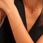 Bracelet Aurore Acier Dor&eacute; &eacute;clair Cristal - Bracelets cha&icirc;nes Femme | Marc Orian