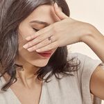 Bague Loriane Or Jaune Amethyste Et Oxyde De Zirconium - Bagues pierres fines Femme | Marc Orian