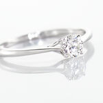 Bague Solitaire Solena Or Blanc Diamant - Solitaires Femme | Marc Orian