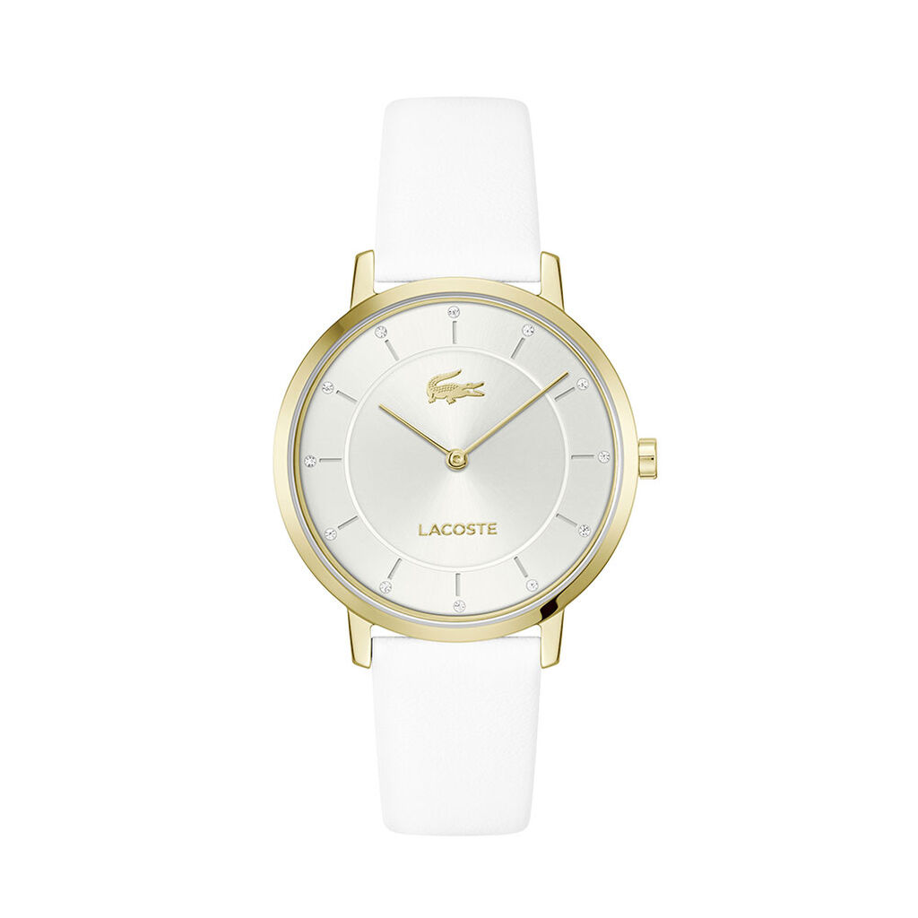 Montre Lacoste Crocorigin Blanc - Montres étanches Femme | Marc Orian
