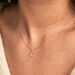 Collier Oran Or Blanc Diamant - Colliers avec pierres Femme | Marc Orian