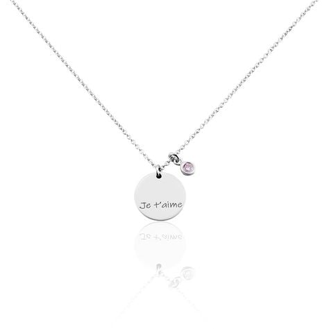 Collier Argent Prew Oxyde De Zirconium - Colliers avec pierres Femme | Marc Orian