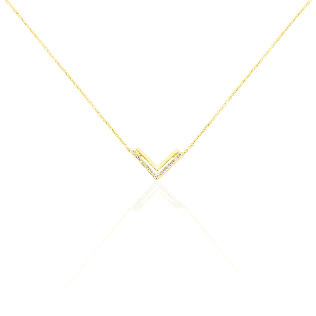 Collier Lorea Or Jaune Oxyde De Zirconium - Colliers Femme | Marc Orian