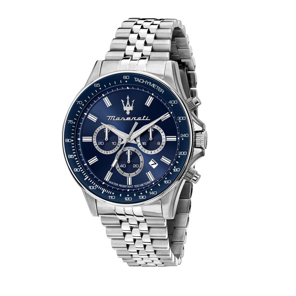 Montre Maserati Sfida Bleu - Montres étanches Homme | Marc Orian