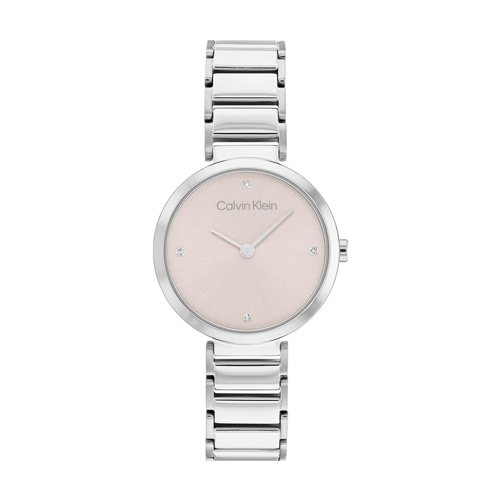 Montre Calvin Klein Minimalistic T Bar Rose - Montres &eacute;tanches Femme | Marc Orian