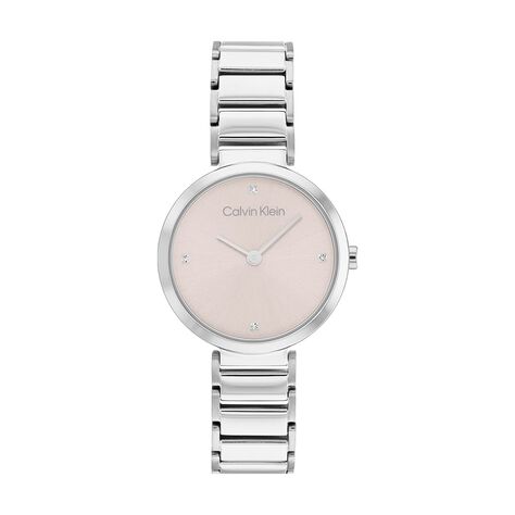 Montre Calvin Klein Minimalistic T Bar Rose - Montres &eacute;tanches Femme | Marc Orian