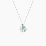 Collier Aroha Argent Blanc Amazonite Perle De Culture - Colliers avec pierres Femme | Marc Orian