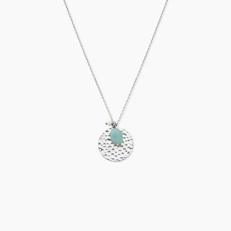 Collier Aroha Argent Blanc Amazonite Perle De Culture - Colliers avec pierres Femme | Marc Orian