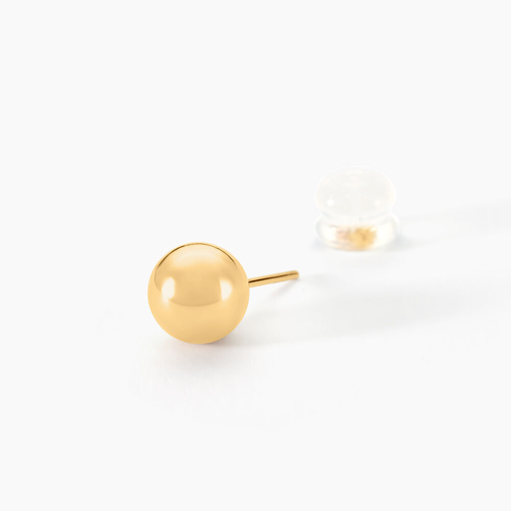 Boucles D'oreilles Puces Fidelia Boule Or Jaune - Puces Femme | Marc Orian