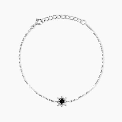 Bracelet Hesper Argent Blanc Oxyde De Zirconium - Bracelets chaînes Femme | Marc Orian