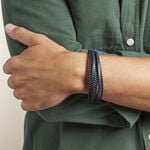 Bracelet Jourdan Homme Byron Acier Argente - Bracelets cuir Homme | Marc Orian