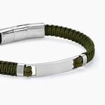 Bracelet Identit&eacute; Jourdan Dikeledi Acier Argent&eacute; - Gourmettes Homme | Marc Orian