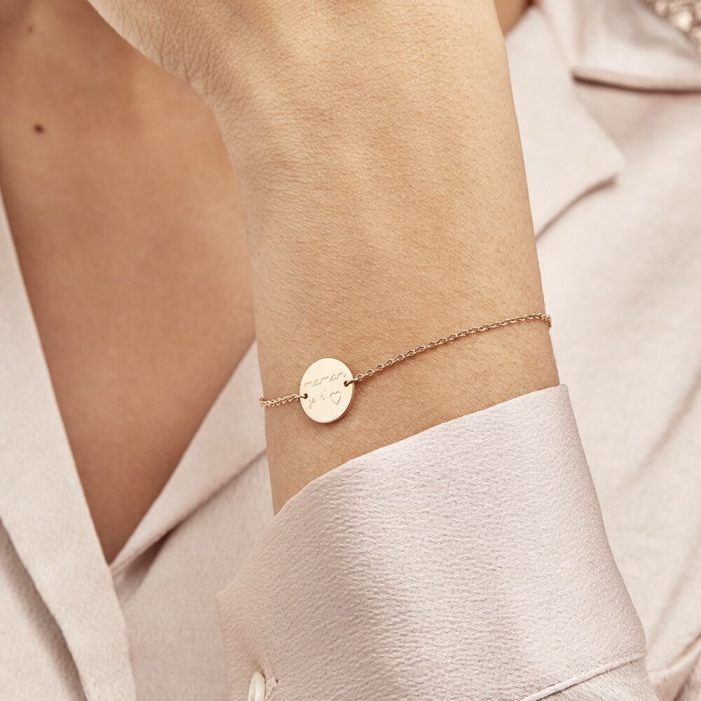 Bracelet Plaqué Or Nichol - Bracelets Medailles Femme | Marc Orian
