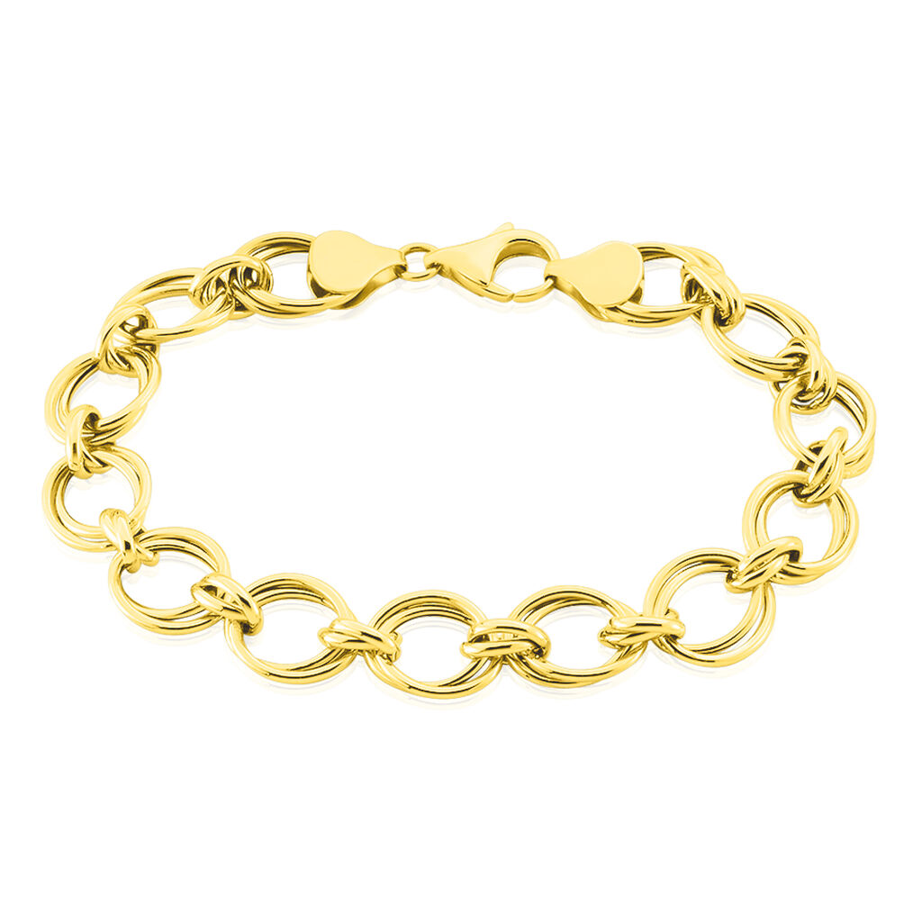 Bracelet Aaron Maille Fantaisie Or Jaune - Bracelets cha&icirc;nes Femme | Marc Orian