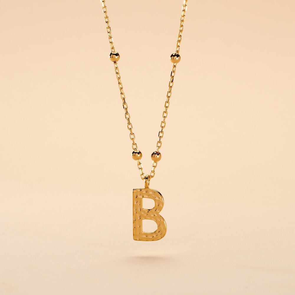 Collier Plaqué Or Jaune Lettra - Colliers fantaisie Femme | Marc Orian