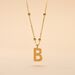 Collier Plaqué Or Jaune Lettra - Colliers fantaisie Femme | Marc Orian